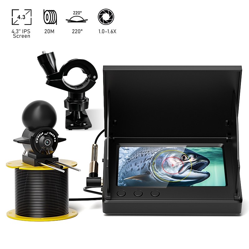 Fishing Depth Finder - Détecteur de poissons portable avec écran